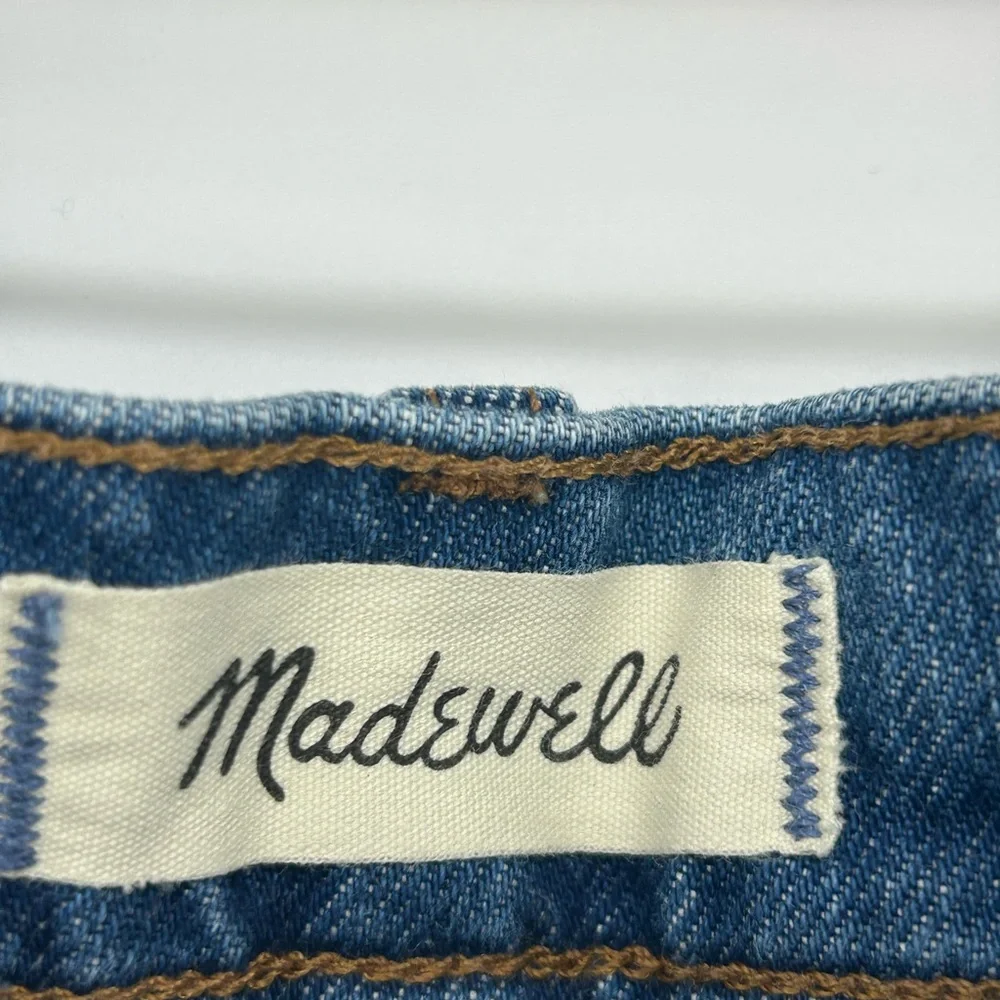 Madewell Relaxed Mid-Length Denim Women's Shorts 27 - Picture 4 of 9